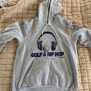 Gray Golf & Hip Hop Hoodie